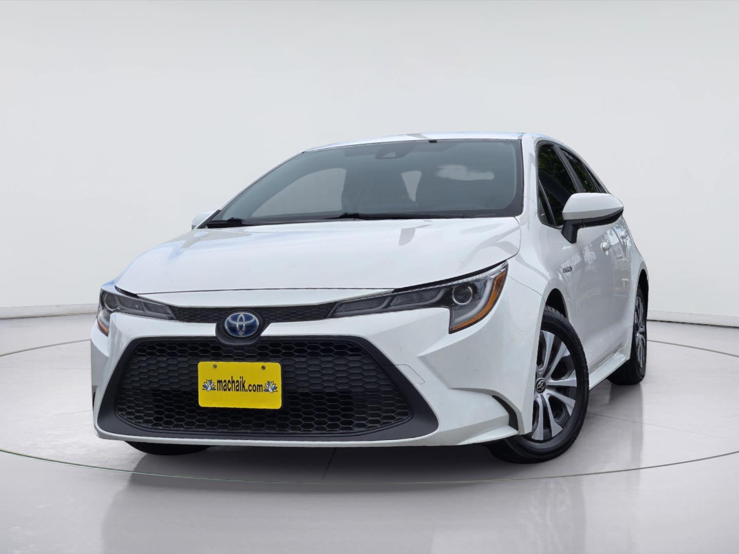 Super White 2021 Toyota Corolla Hybrid Sedan Front-Wheel Drive Continuously Variable Transmission