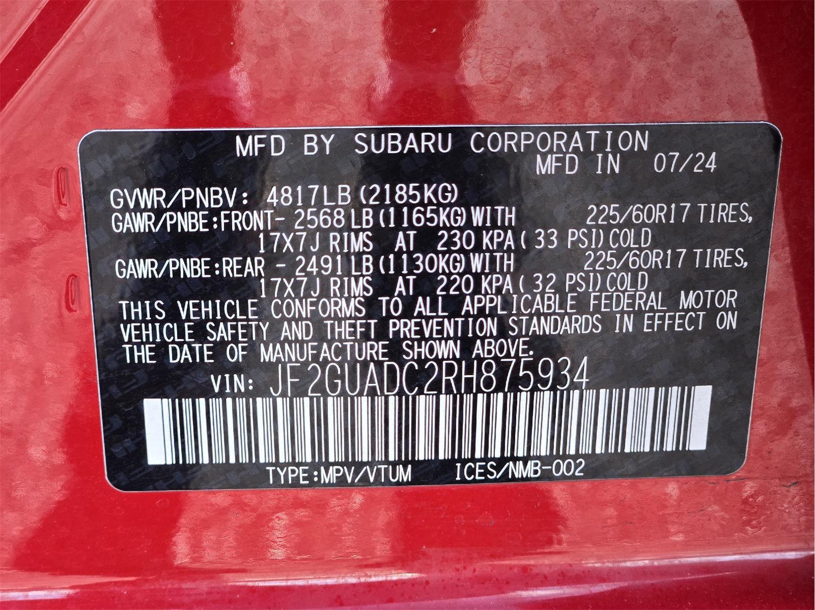2024 Subaru Crosstrek Premium at Auto Boutique Texas
