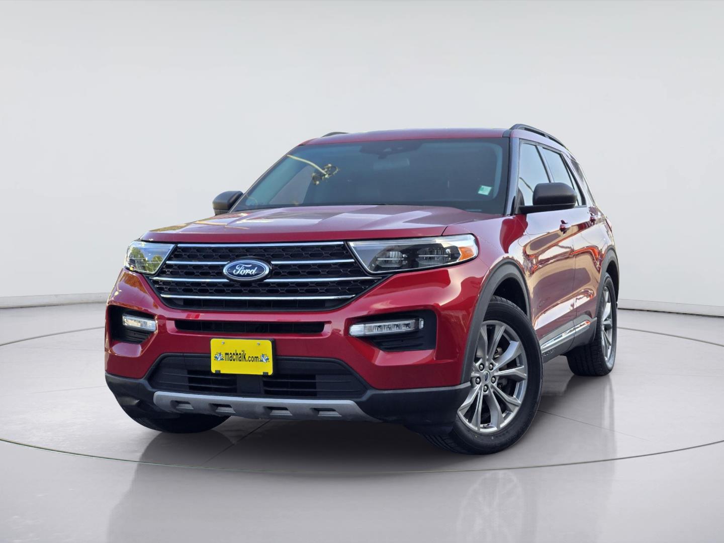 Rapid Red Metallic Tinted Clearcoat 2021 Ford Explorer SUV / Crossover Rear-Wheel Drive Automatic