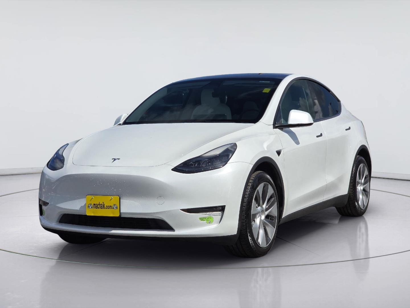 Pearl White Multi-Coat 2023 Tesla Model Y SUV / Crossover All-Wheel Drive Automatic