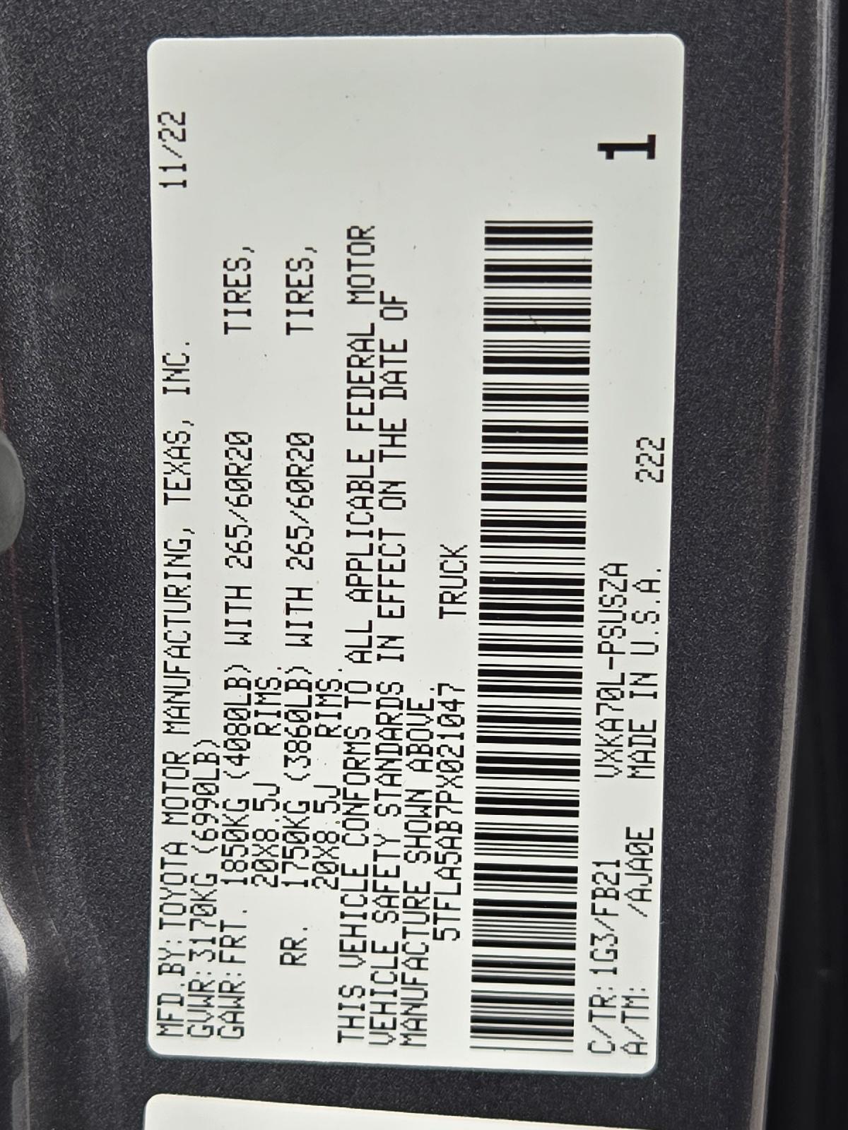 2023 Toyota Tundra SR5 at Mac Haik CDJR North Houston