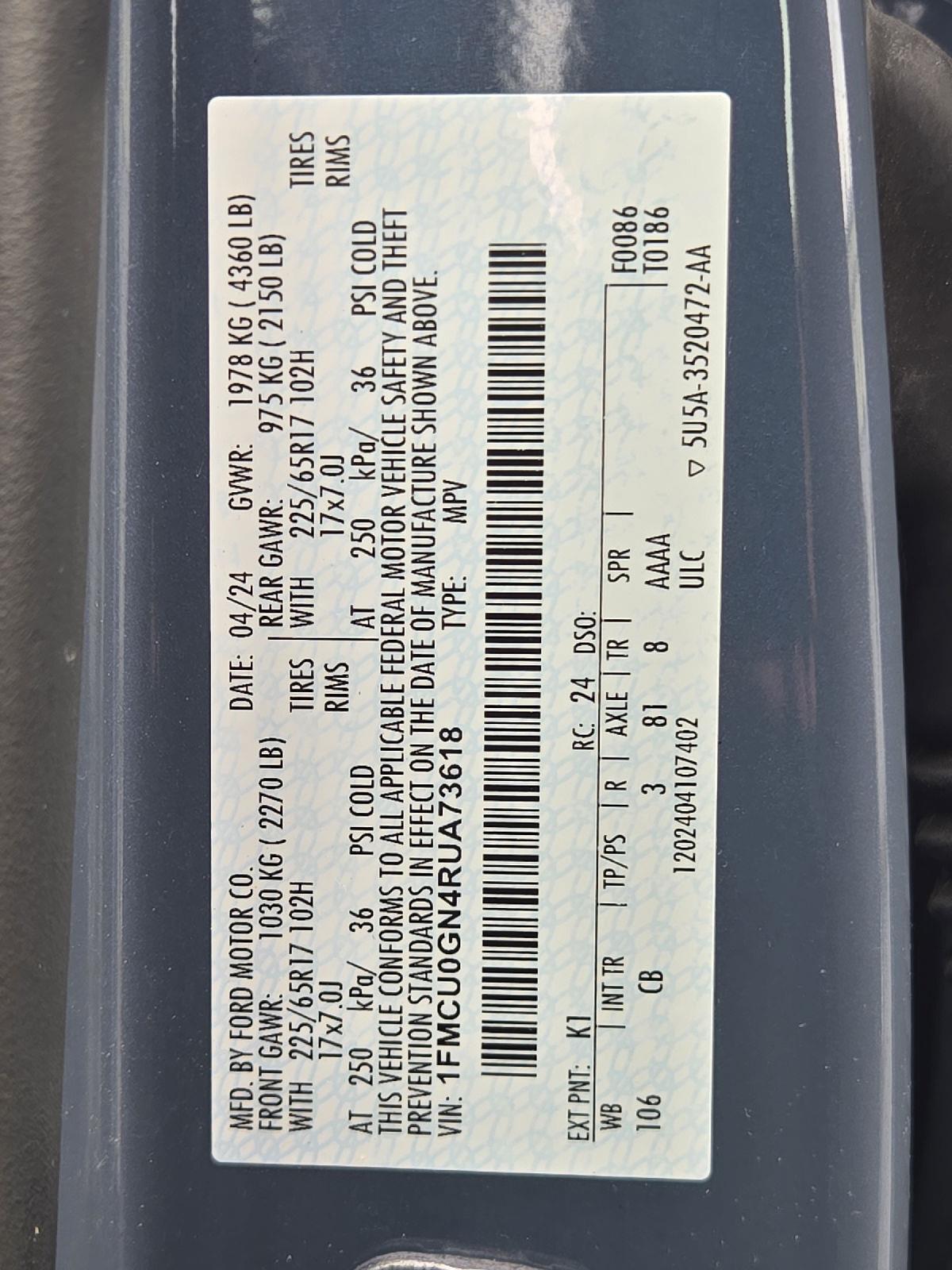 2024 Ford Escape Active at Tomball Ford