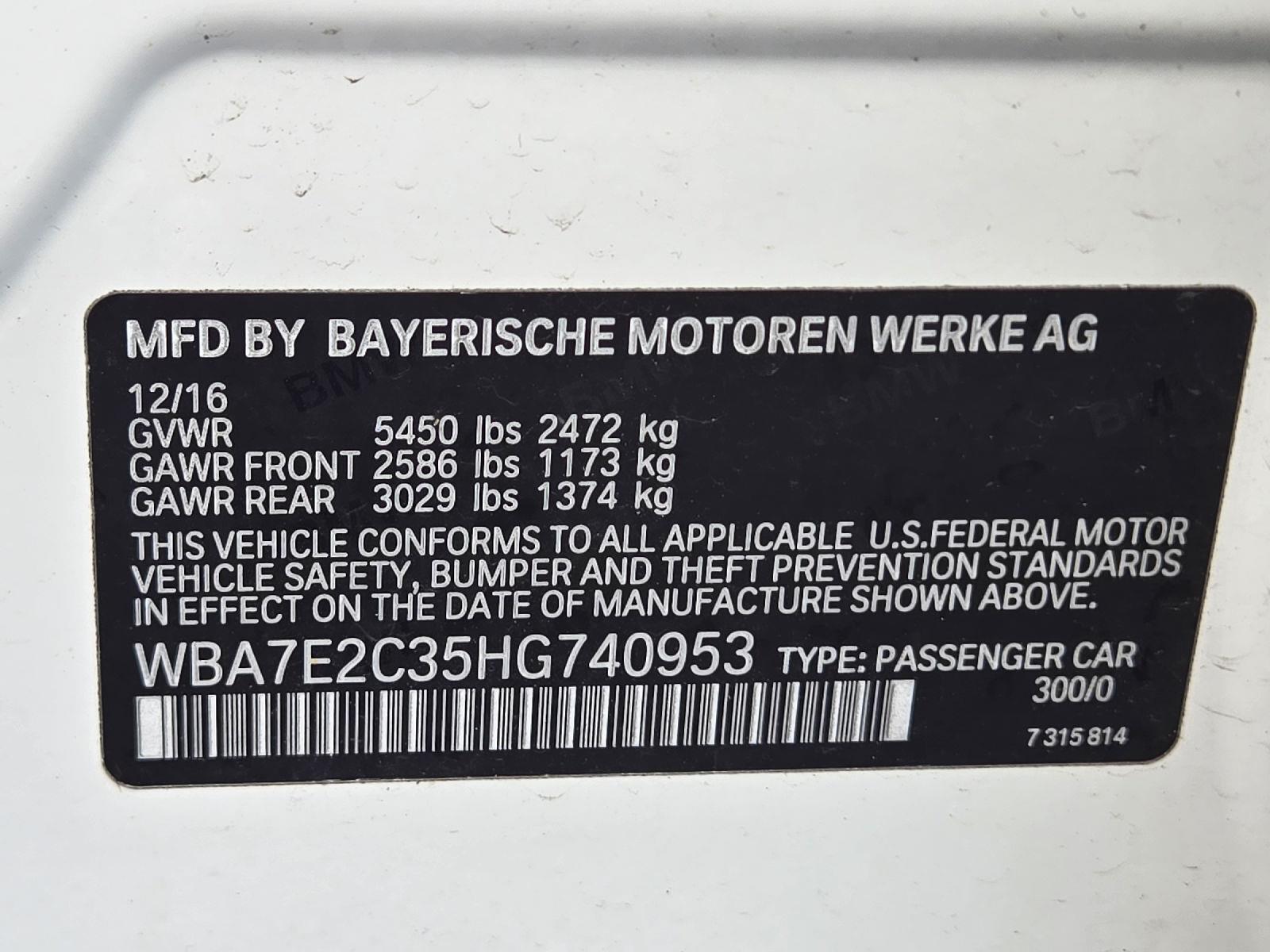 2017 BMW 7 Series 740i at Delta Auto Alliance