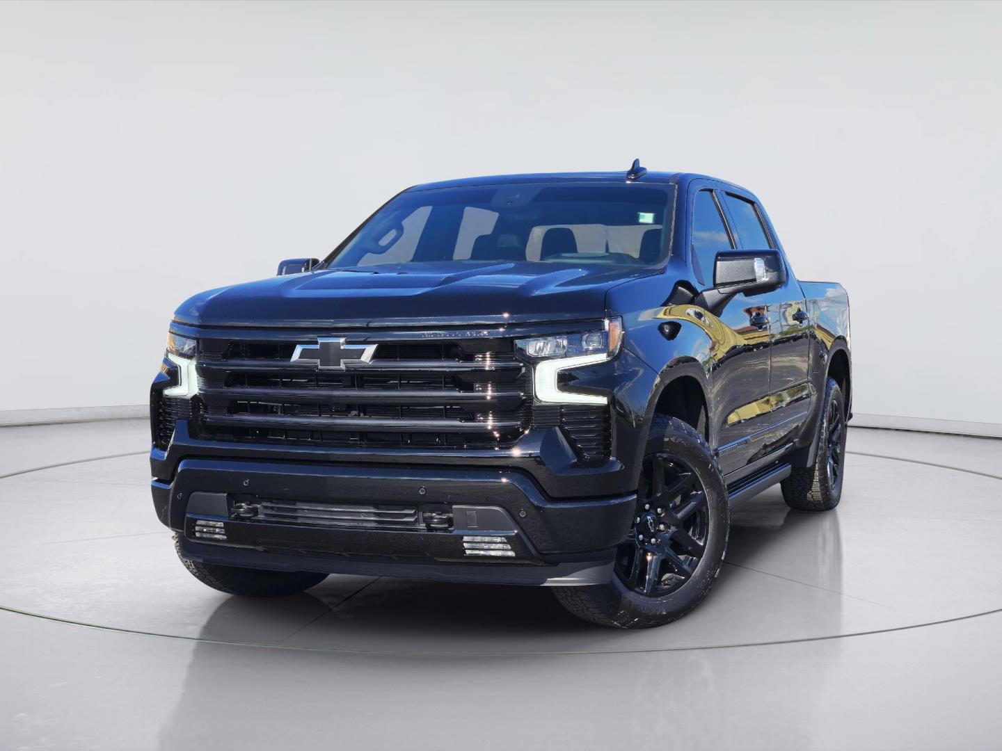 Black 2025 Chevrolet Silverado 1500 Pickup Truck Four-Wheel Drive Automatic