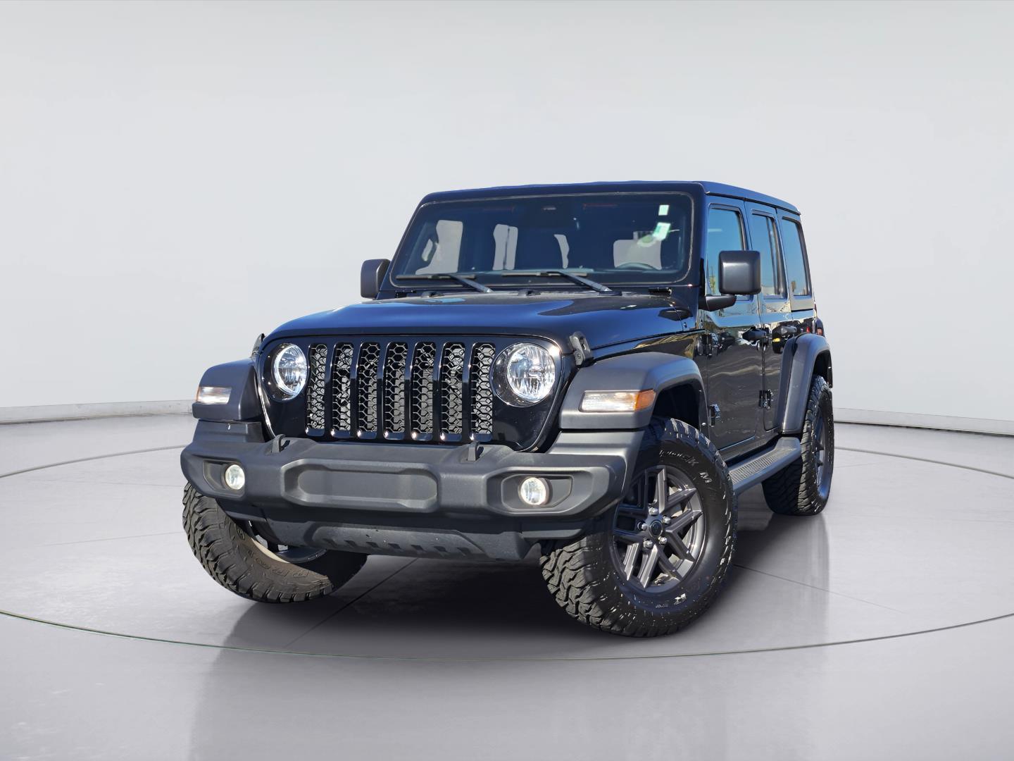 Black Clearcoat 2024 Jeep Wrangler SUV / Crossover Four-Wheel Drive 8-Speed Automatic