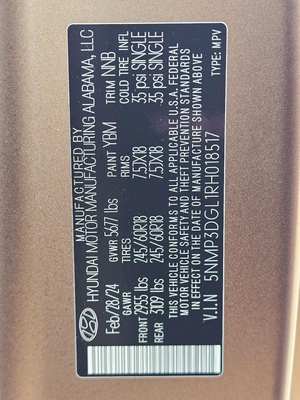 2024 Hyundai Santa Fe XRT at Beck & Masten Kia