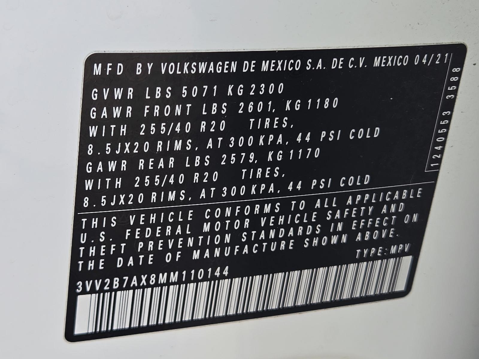 2021 Volkswagen Tiguan photo 37 of 37
