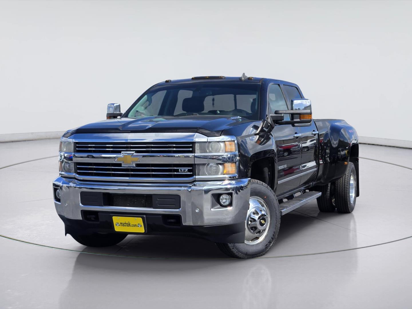 Black 2015 Chevrolet Silverado 3500HD Pickup Truck Four-Wheel Drive 6-Speed Automatic