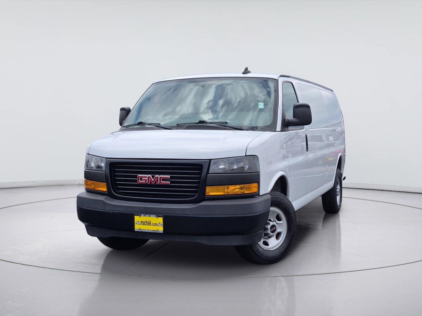 Summit White 2023 GMC Savana Cargo Van Rear-Wheel Drive 8-Speed Automatic Overdrive