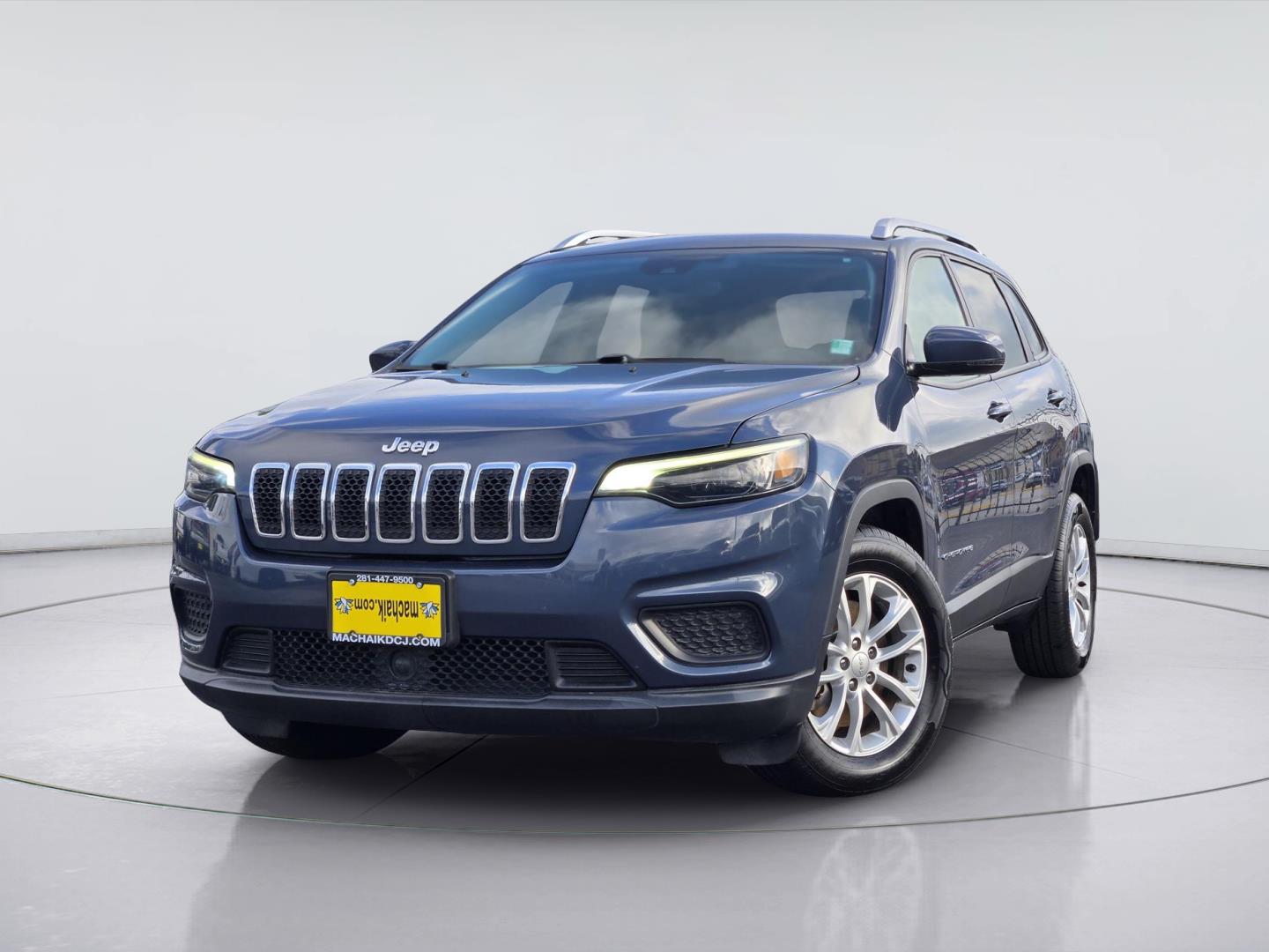 Slate Blue Pearlcoat 2021 Jeep Cherokee SUV / Crossover Front-Wheel Drive 9-Speed Automatic