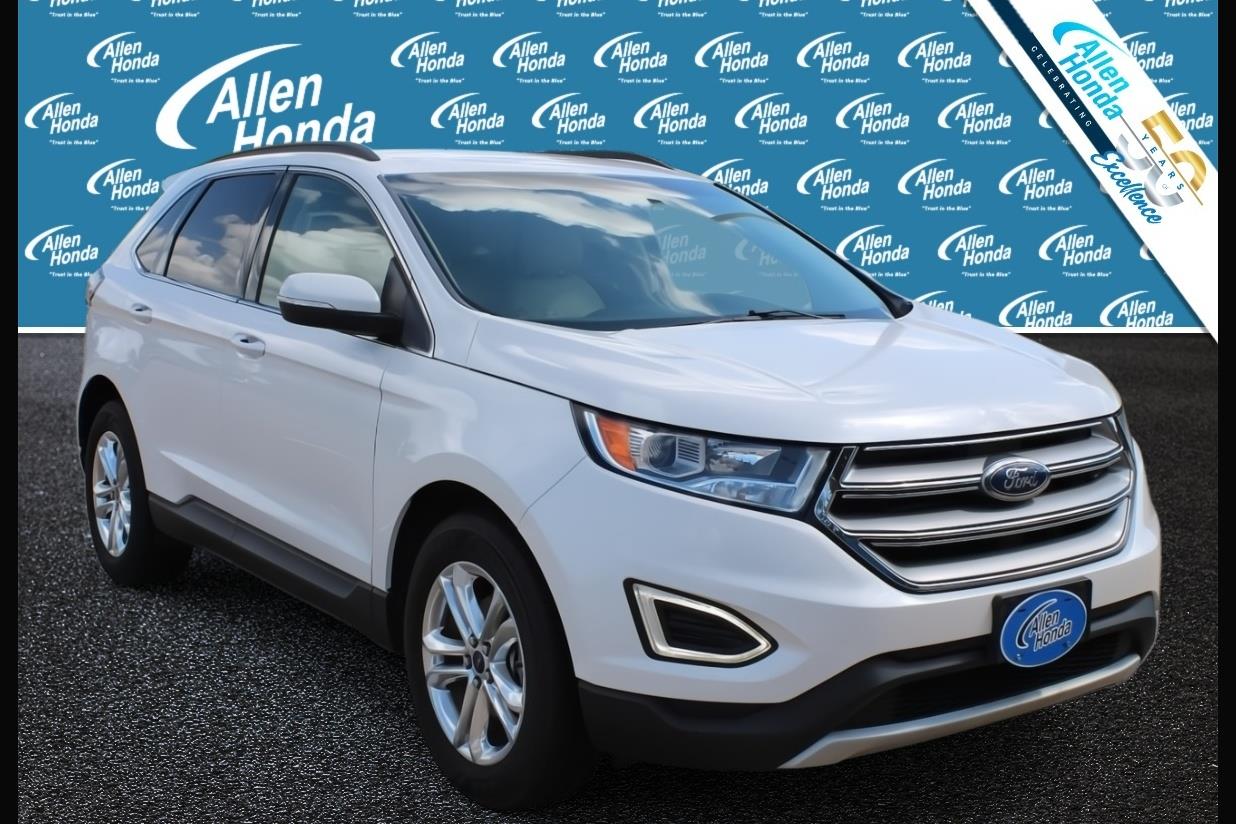 White Platinum Metallic Tri-Coat 2015 Ford Edge SUV / Crossover Front-Wheel Drive 6-Speed Automatic