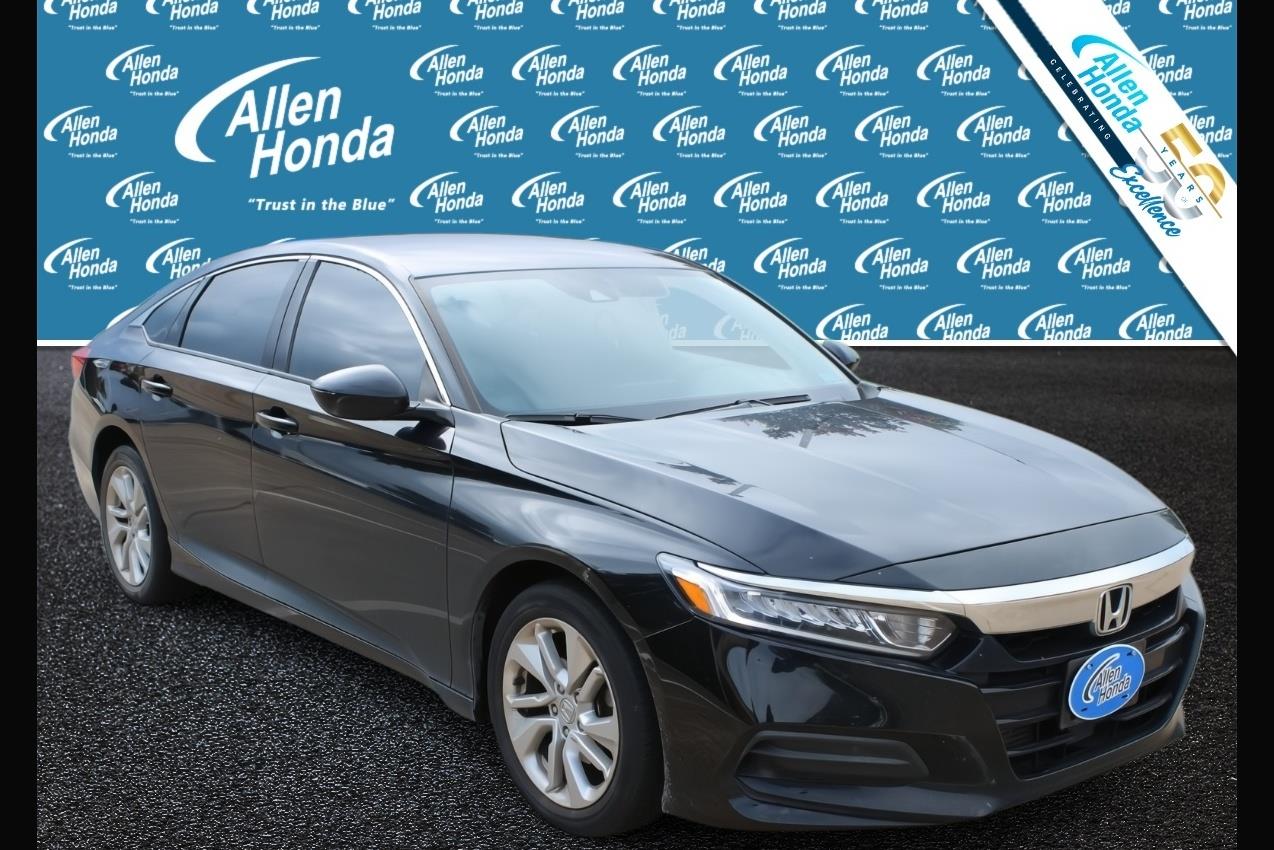 Crystal Black Pearl 2019 Honda Accord Sedan Front-Wheel Drive Continuously Variable Transmission