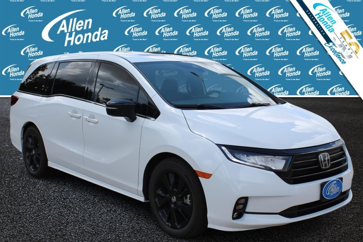 Platinum White Pearl 2023 Honda Odyssey Minivan Front-Wheel Drive Automatic