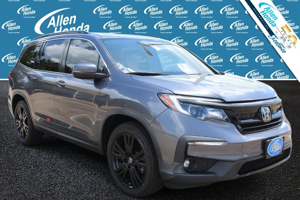 Gray (Modern Steel Metallic) 2021 Honda Pilot SUV / Crossover Front-Wheel Drive 9-Speed Automatic