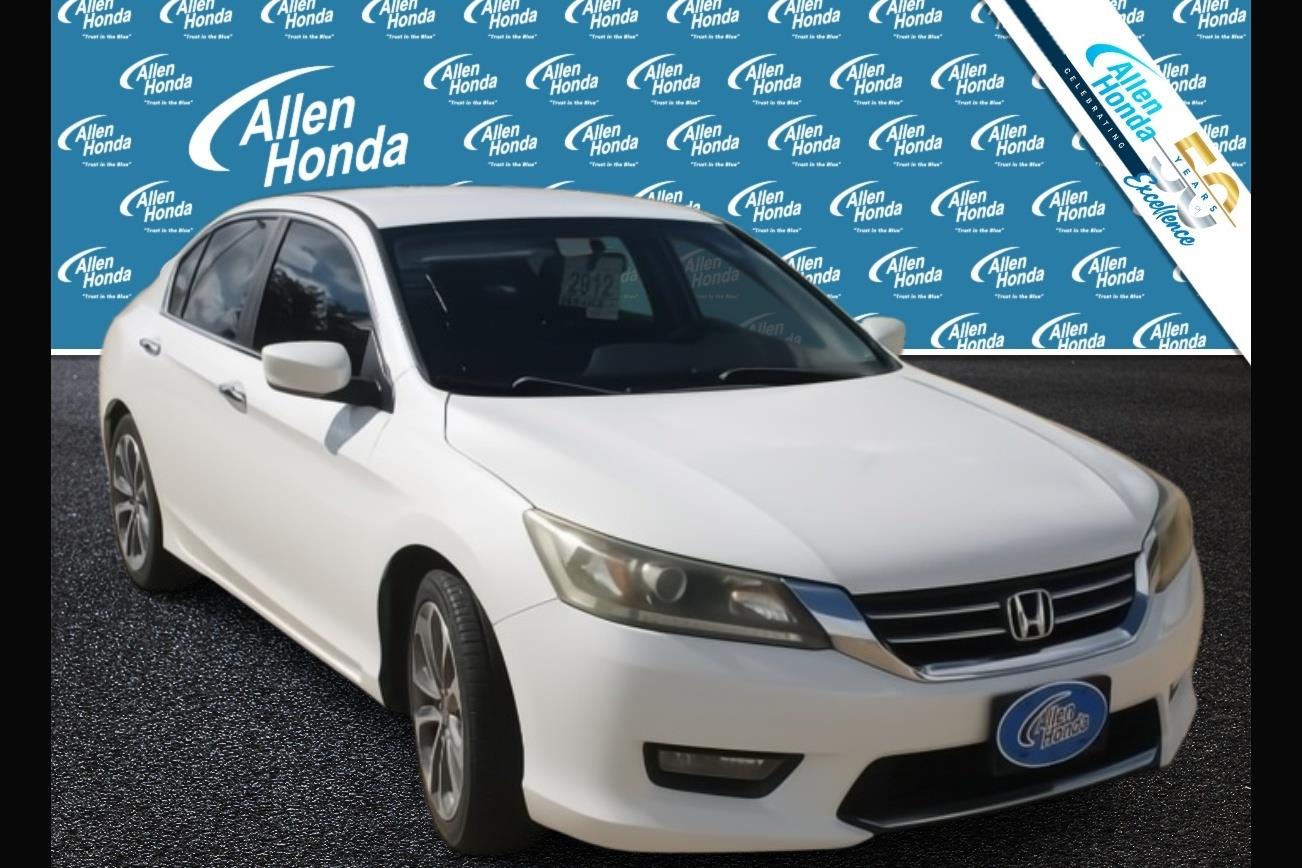 White Orchid Pearl 2014 Honda Accord Sedan Front-Wheel Drive Continuously Variable Transmission