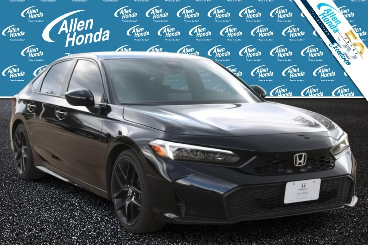 Crystal Black Pearl 2026 Honda Civic Sedan Front-Wheel Drive Continuously Variable Transmission
