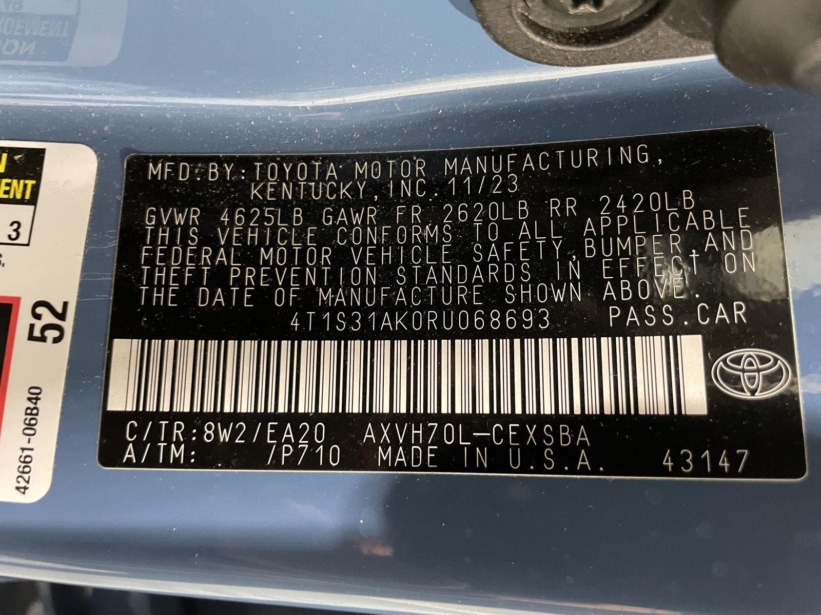Pre-Owned 2024 Toyota Camry for sale in St. Joseph MO