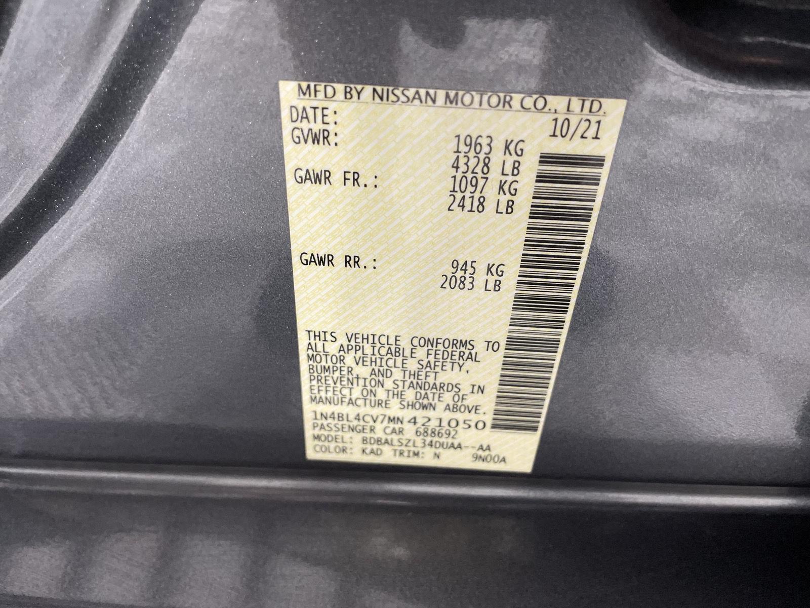Pre-Owned 2021 Nissan Altima for sale in St. Joseph MO