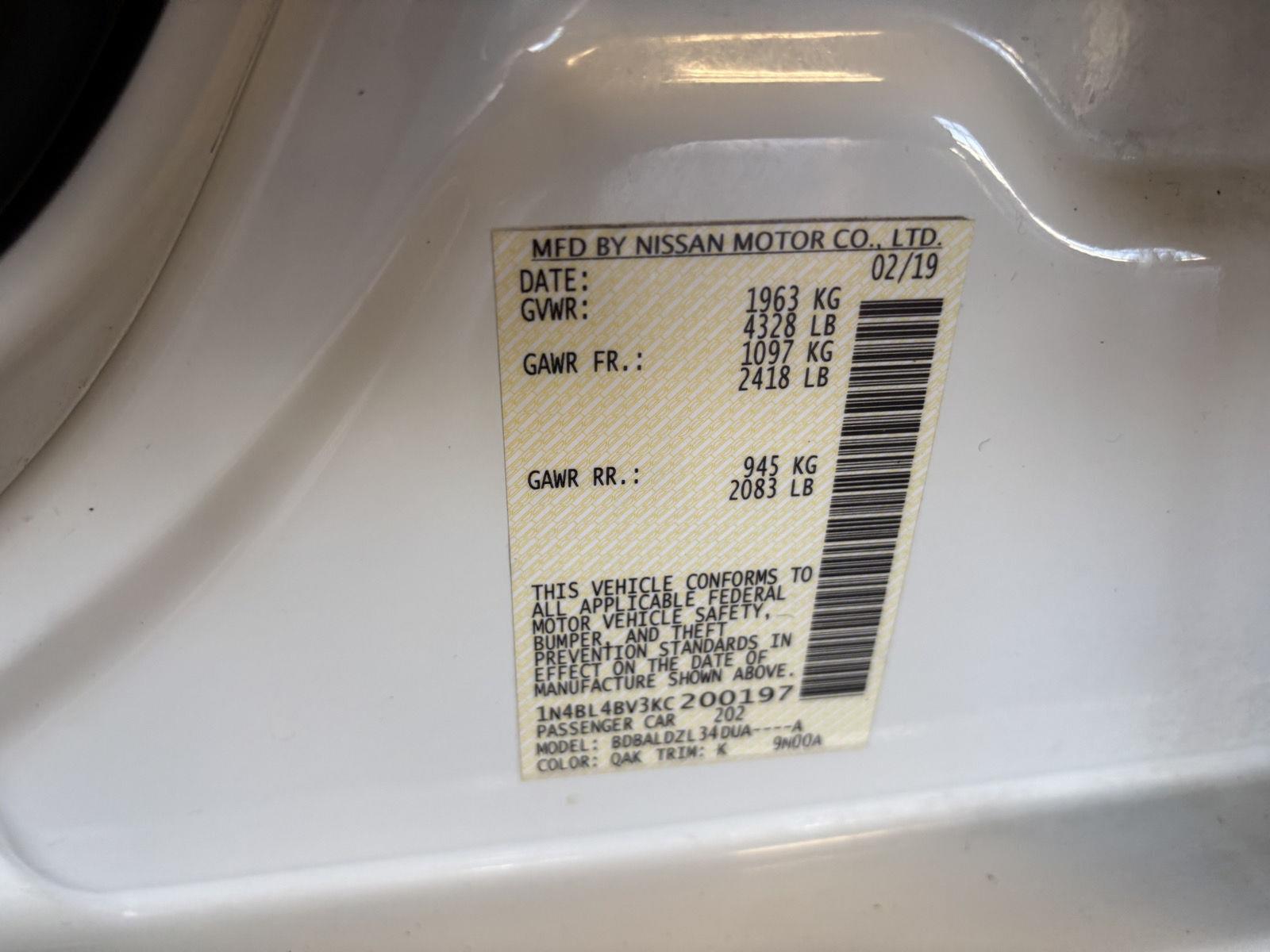 Used 2019 Nissan Altima 2.5 S Sedan for sale in St. Joseph MO