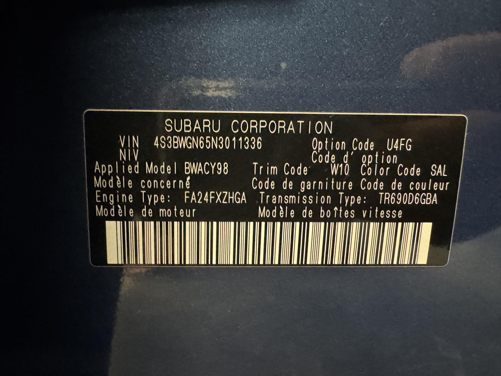 Pre-Owned 2022 Subaru Legacy for sale in St. Joseph MO