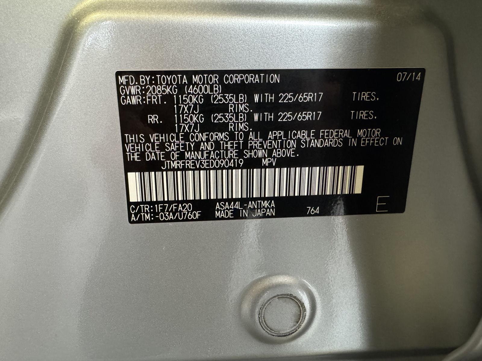 Pre-Owned 2014 Toyota RAV4 for sale in St. Joseph MO