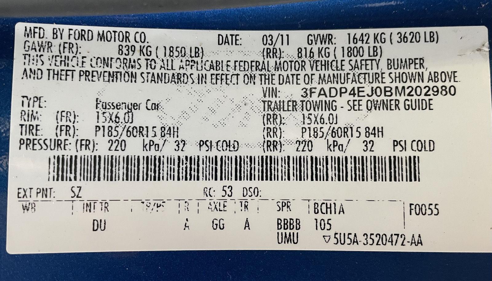 Pre-Owned 2011 Ford Fiesta for sale in St. Joseph MO