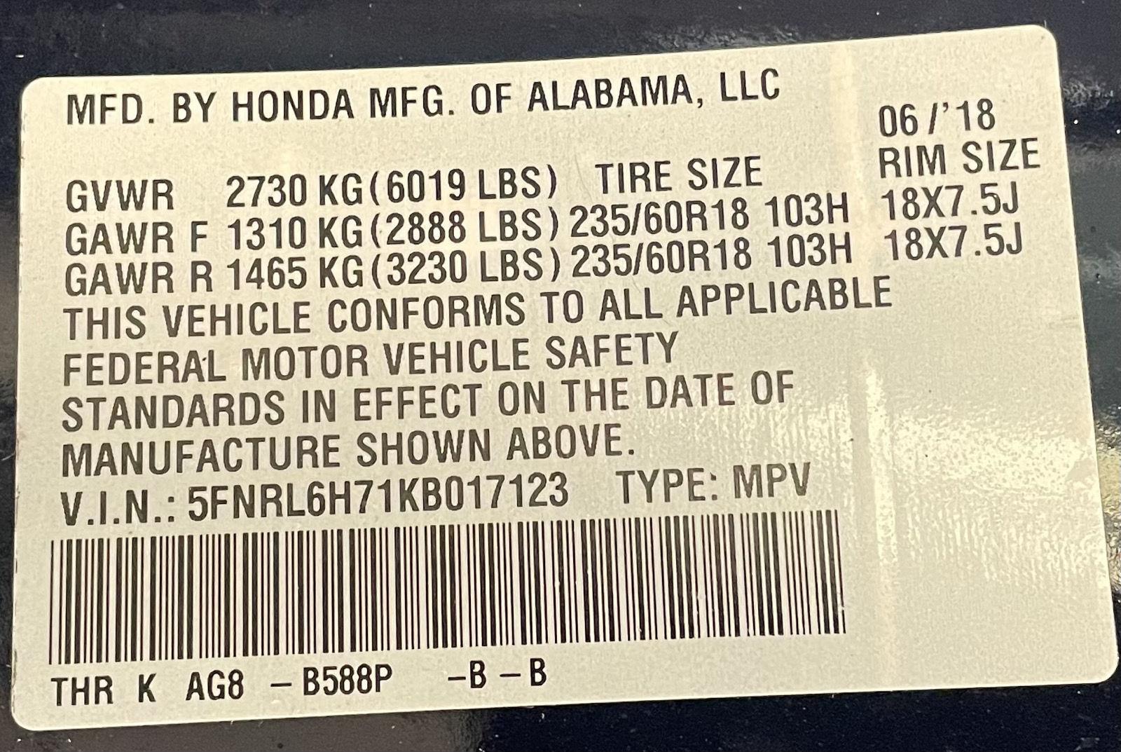 Used 2019 Honda Odyssey for sale in St. Joseph MO