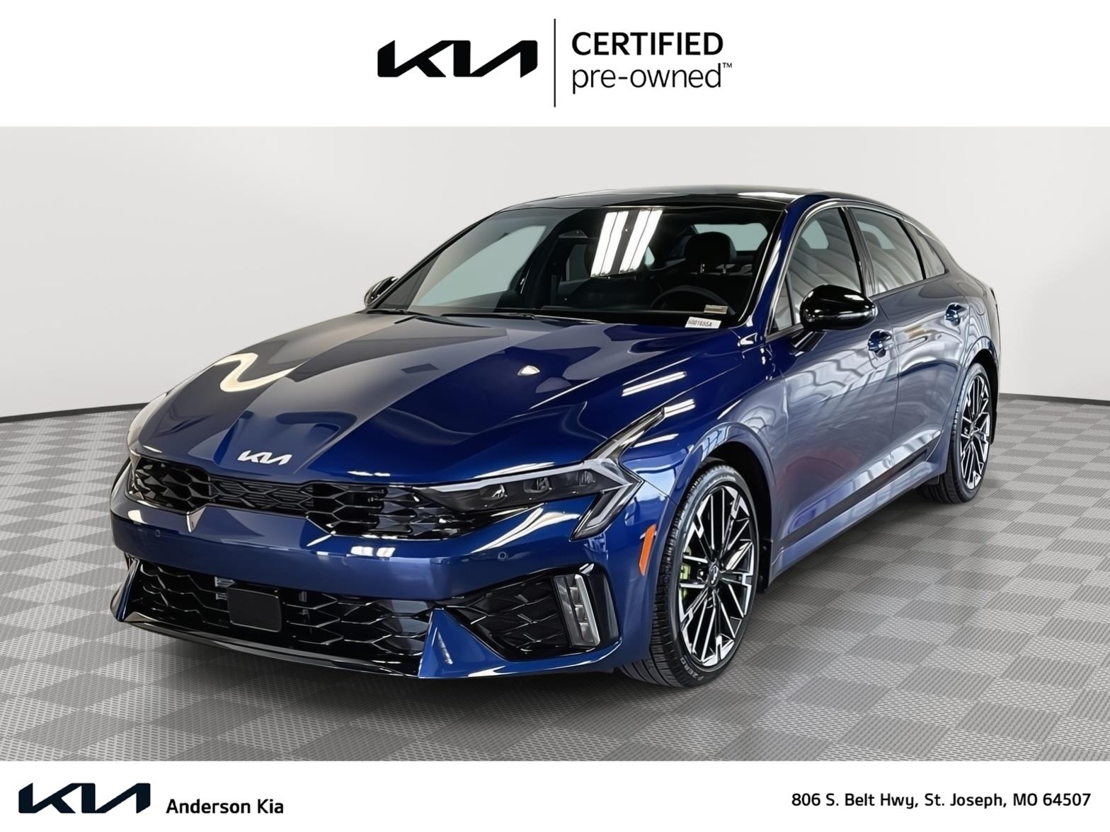 Yacht Blue 2026 Kia K5 Sedan Front-Wheel Drive 8-Speed Automatic