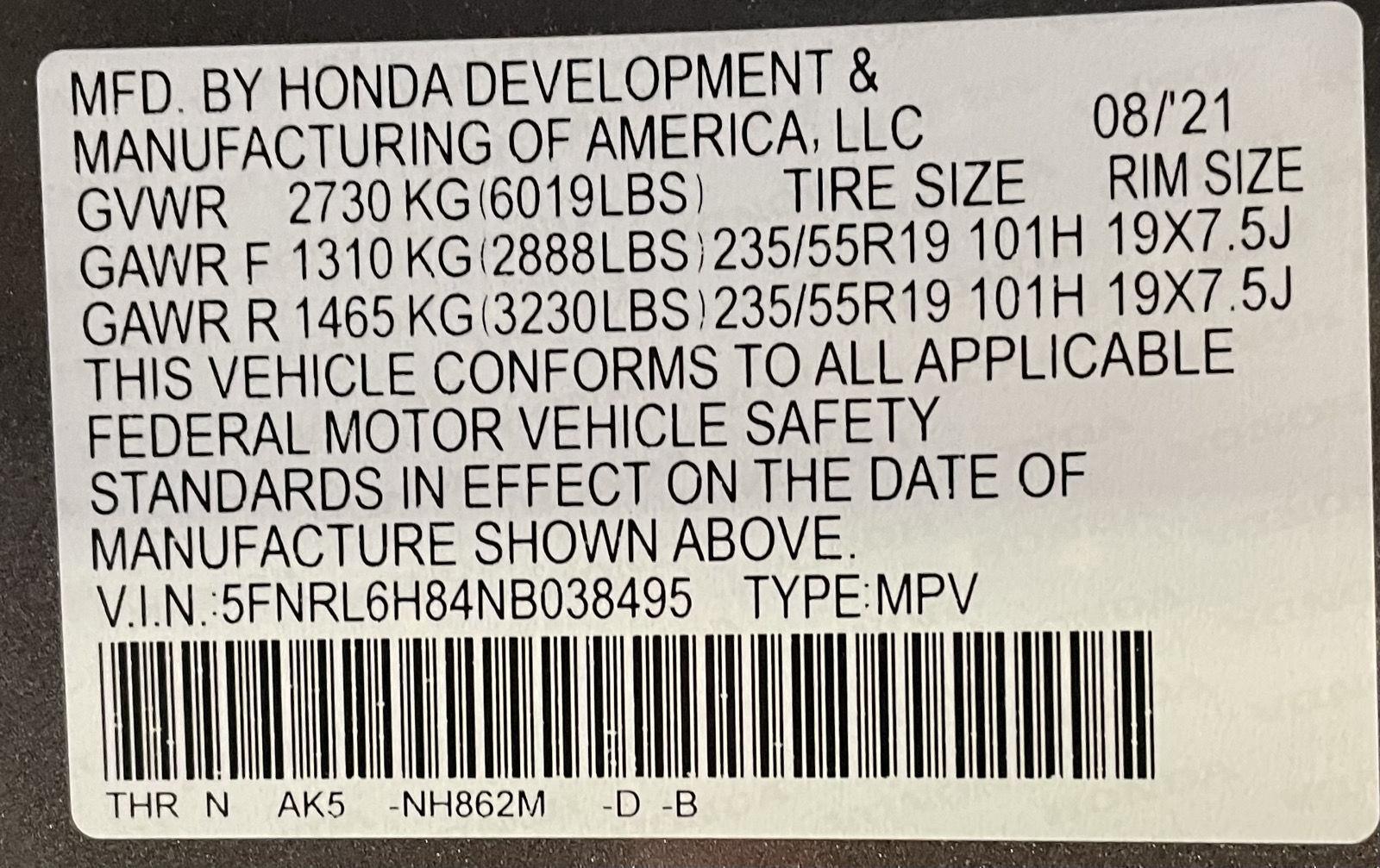 Pre-Owned 2022 Honda Odyssey for sale in St. Joseph MO