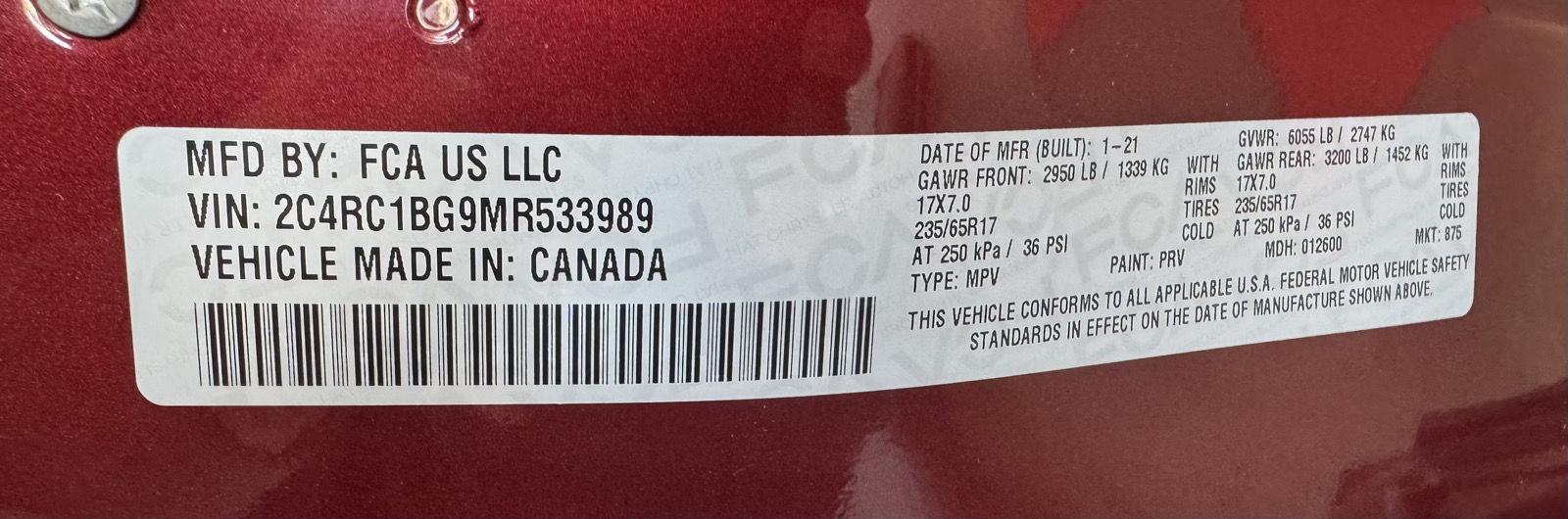 Pre-Owned 2021 Chrysler Pacifica for sale in St. Joseph MO