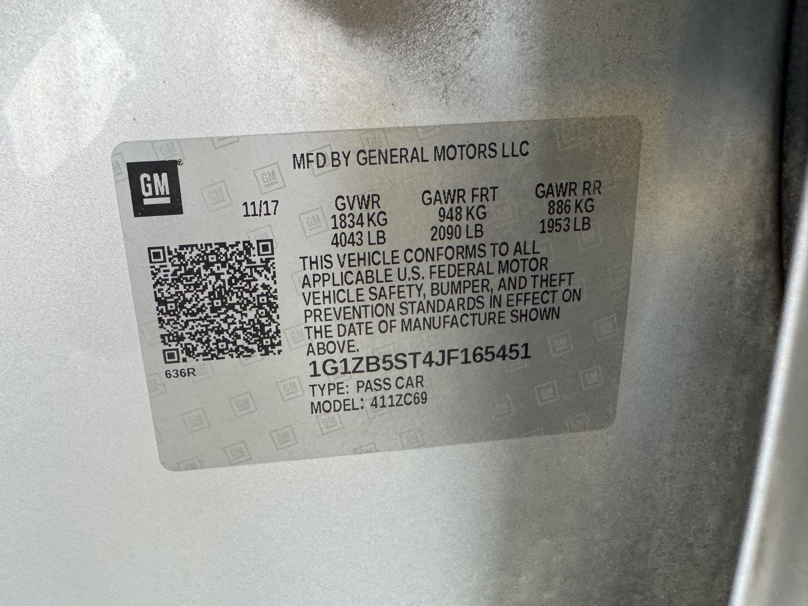 Used 2018 Chevrolet Malibu for sale in St. Joseph MO