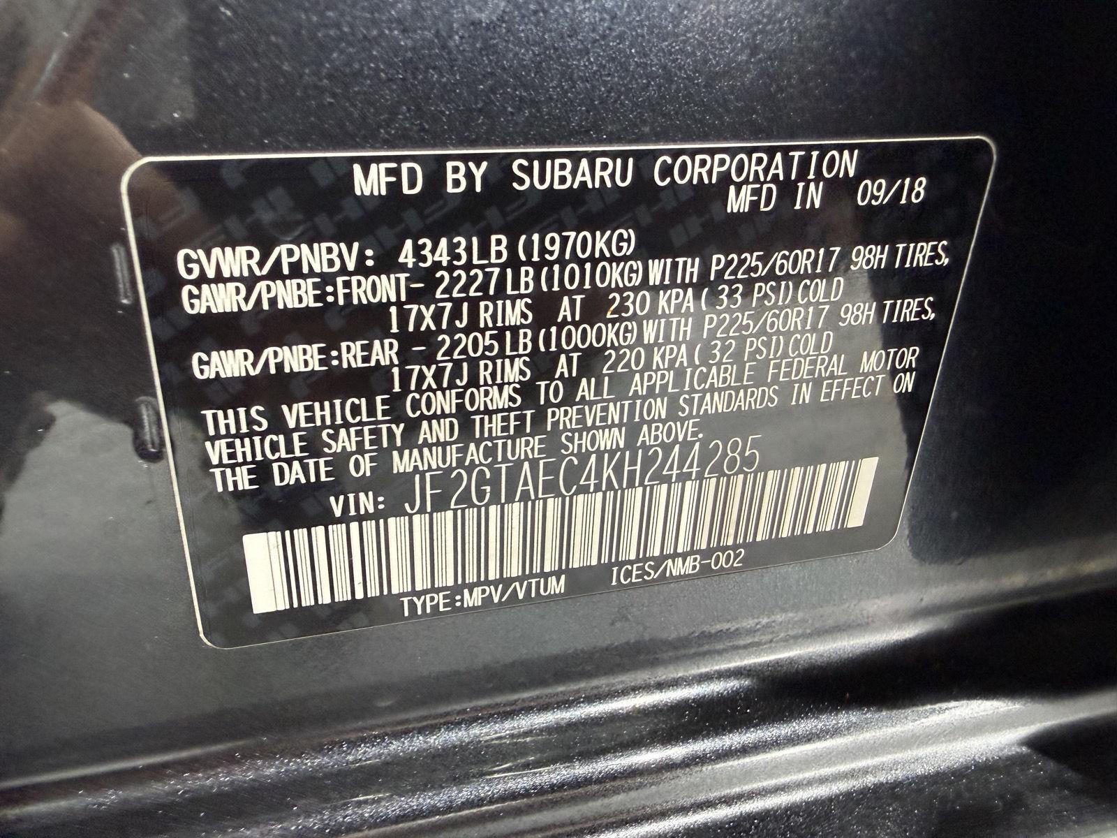 Pre-Owned 2019 Subaru Crosstrek for sale in St. Joseph MO