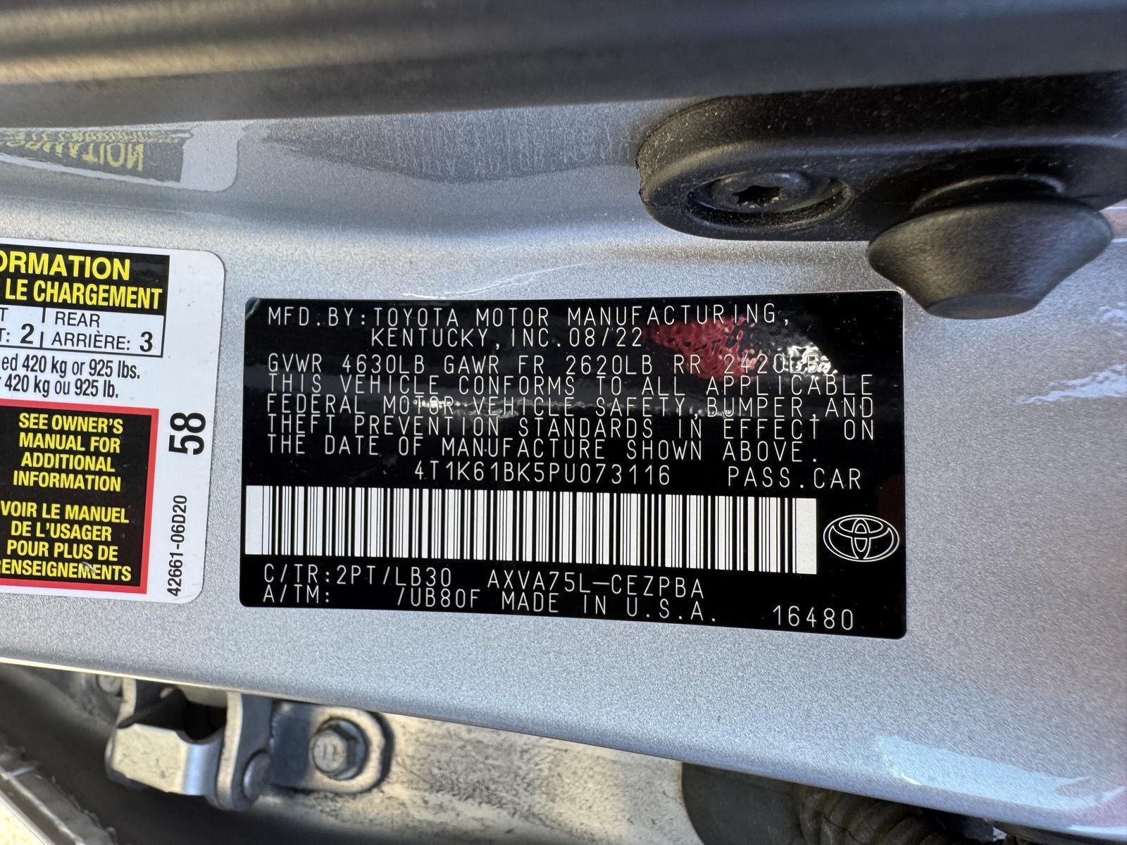 Used 2023 Toyota Camry for sale in St. Joseph MO
