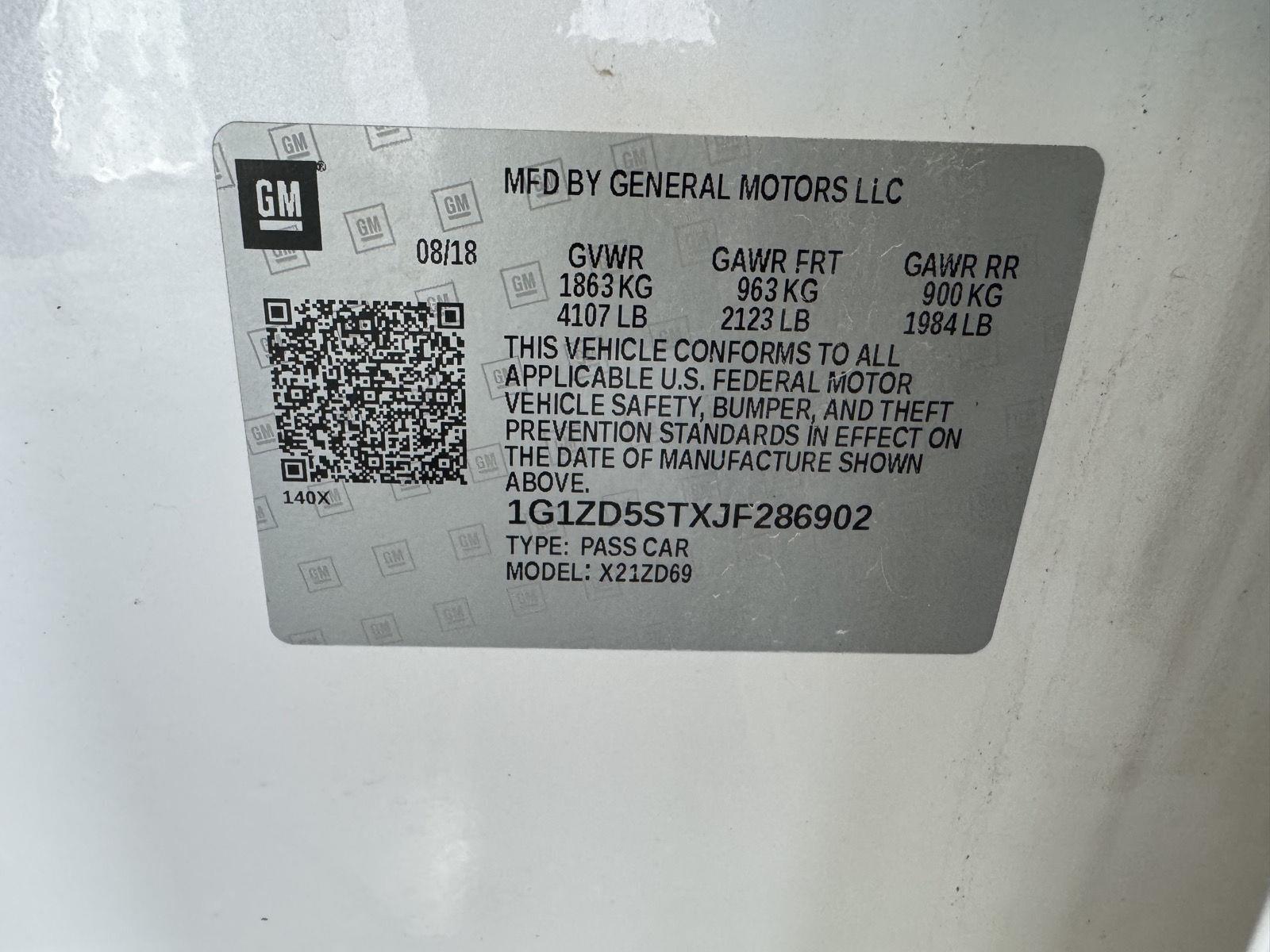Used 2018 Chevrolet Malibu for sale in St. Joseph MO