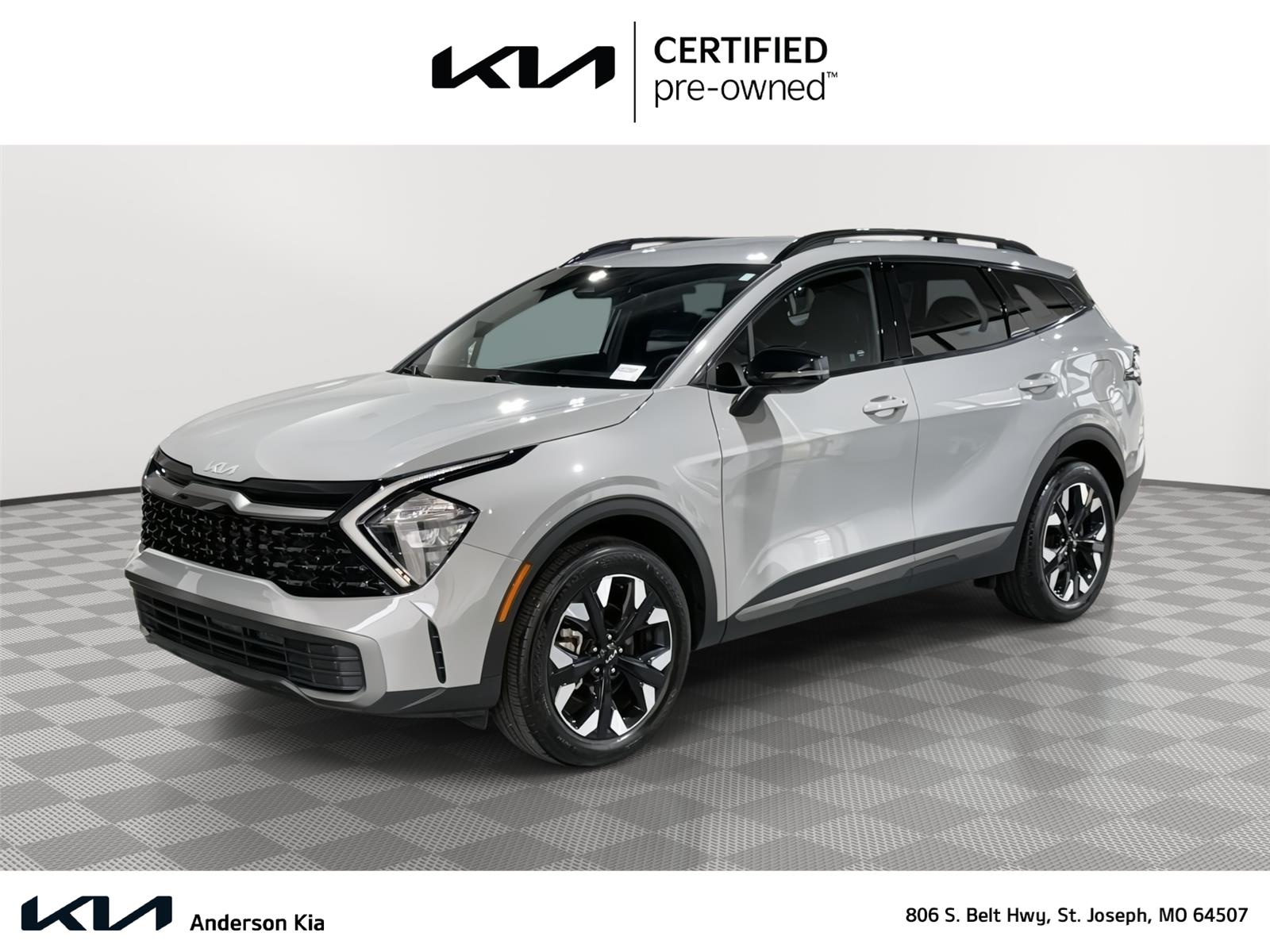 Wolf Gray 2023 Kia Sportage SUV / Crossover All-Wheel Drive Automatic