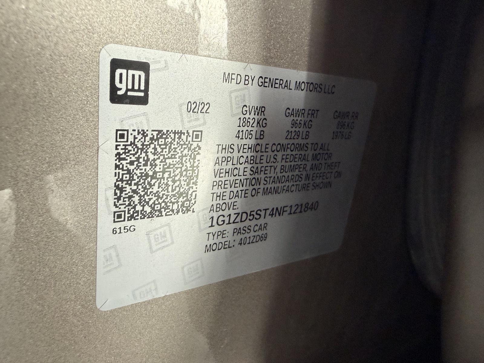 Used 2022 Chevrolet Malibu for sale in St. Joseph MO