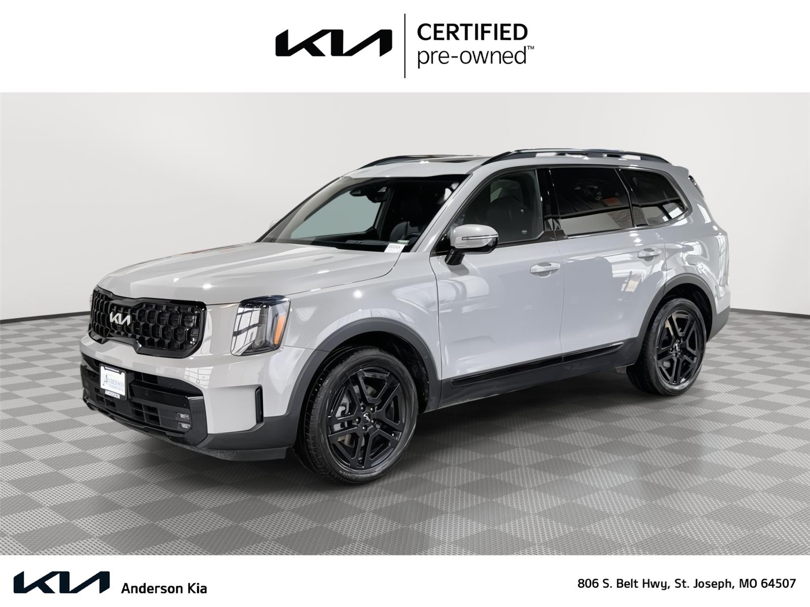 Wolf Gray 2024 Kia Telluride SUV / Crossover All-Wheel Drive 8-Speed Automatic