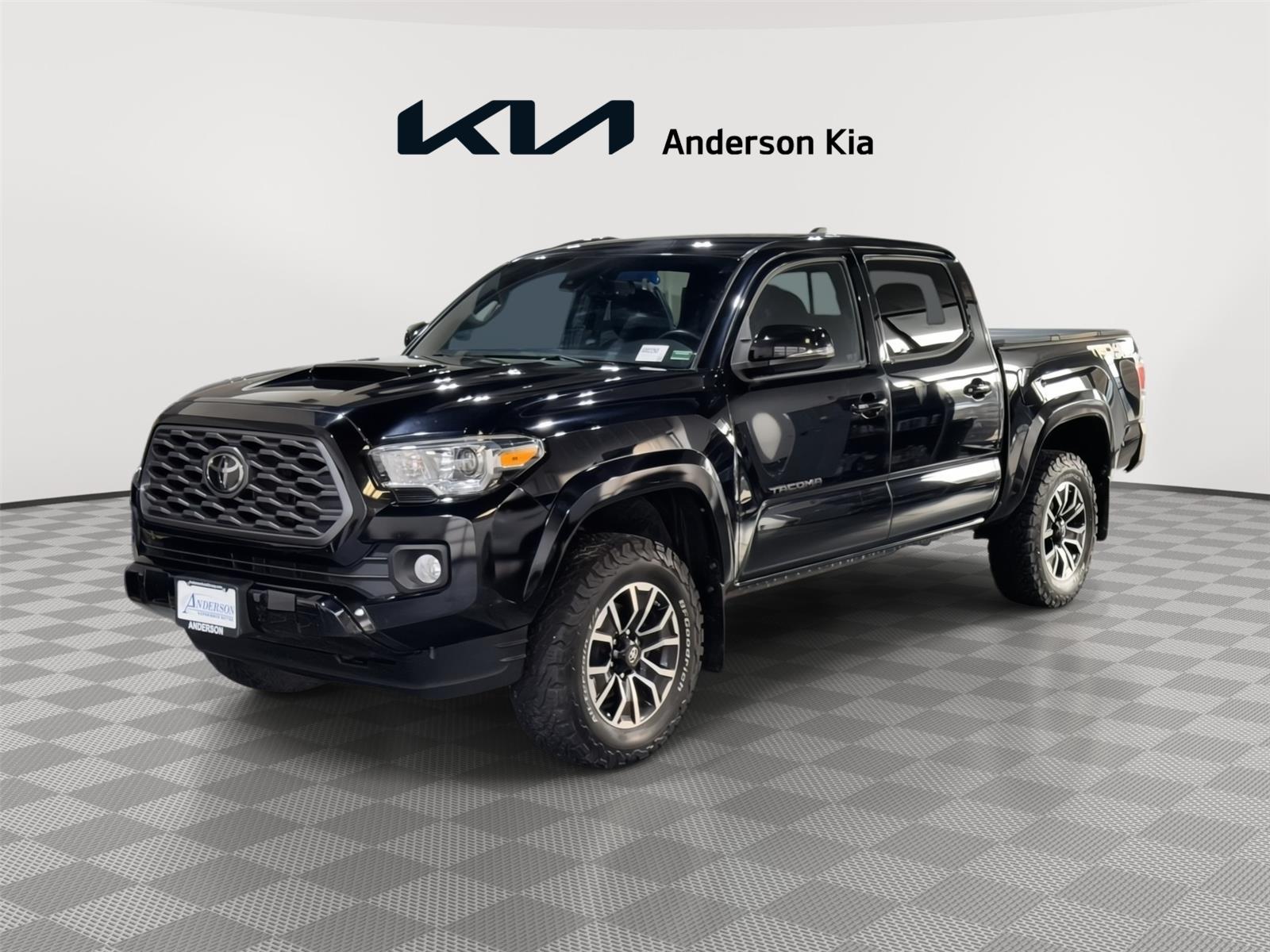 Midnight Black Metallic 2020 Toyota Tacoma Pickup Truck Four-Wheel Drive Automatic