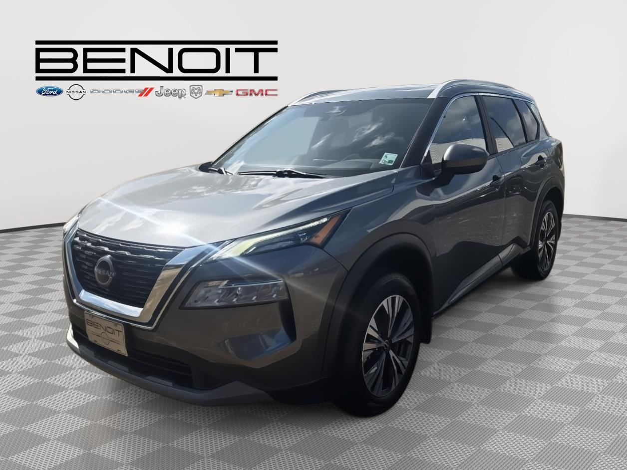Boulder Gray Pearl/Super Black 2023 Nissan Rogue SUV / Crossover Front-Wheel Drive Continuously Variable Transmission