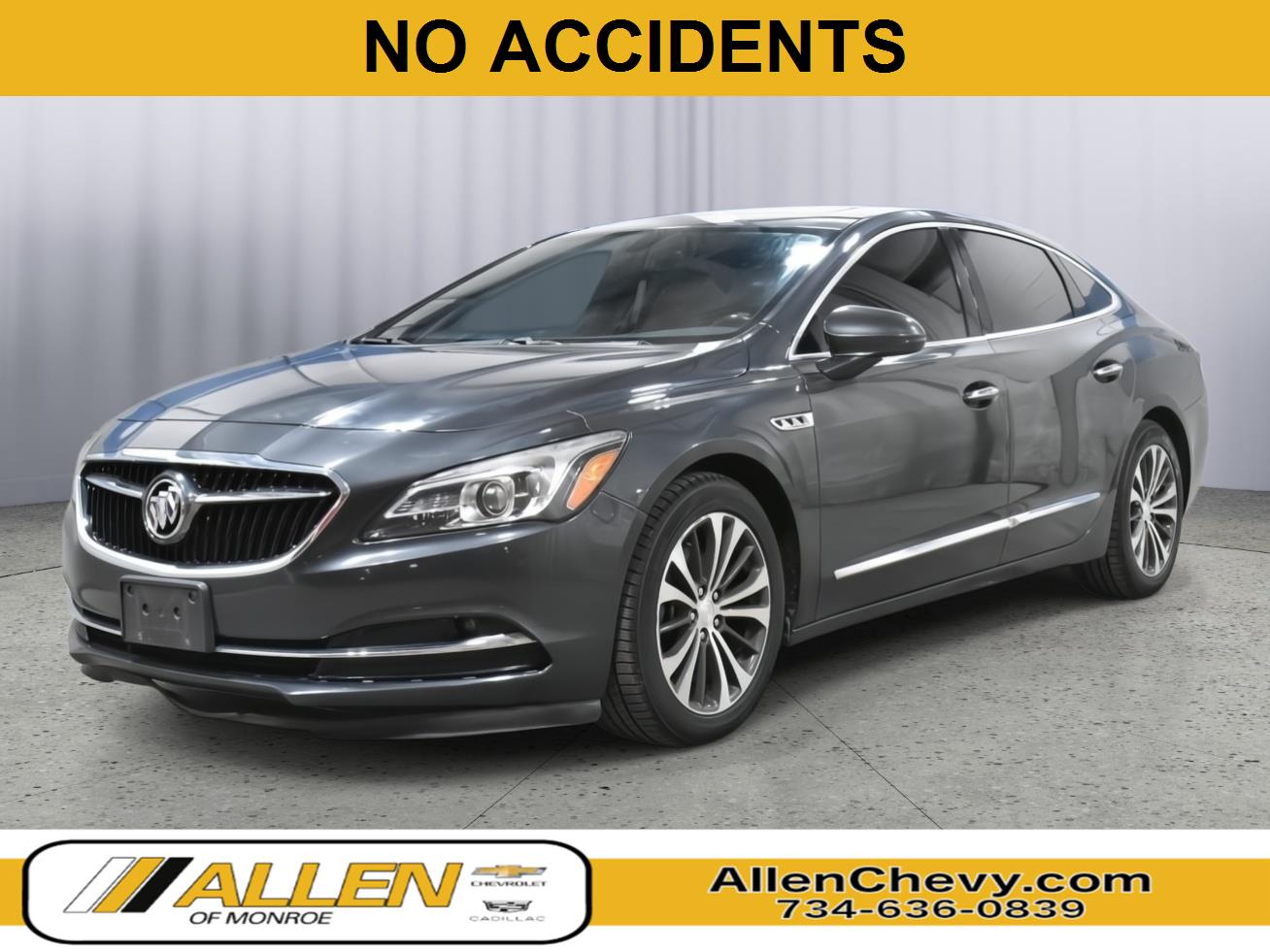 Graphite Gray Metallic 2017 Buick LaCrosse Essence FWD Sedan Front-Wheel Drive 8-Speed Automatic Overdrive