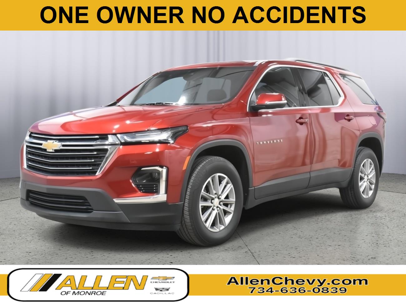 Radiant Red Tintcoat 2023 Chevrolet Traverse LT Cloth FWD SUV / Crossover Front-Wheel Drive 9-Speed Automatic