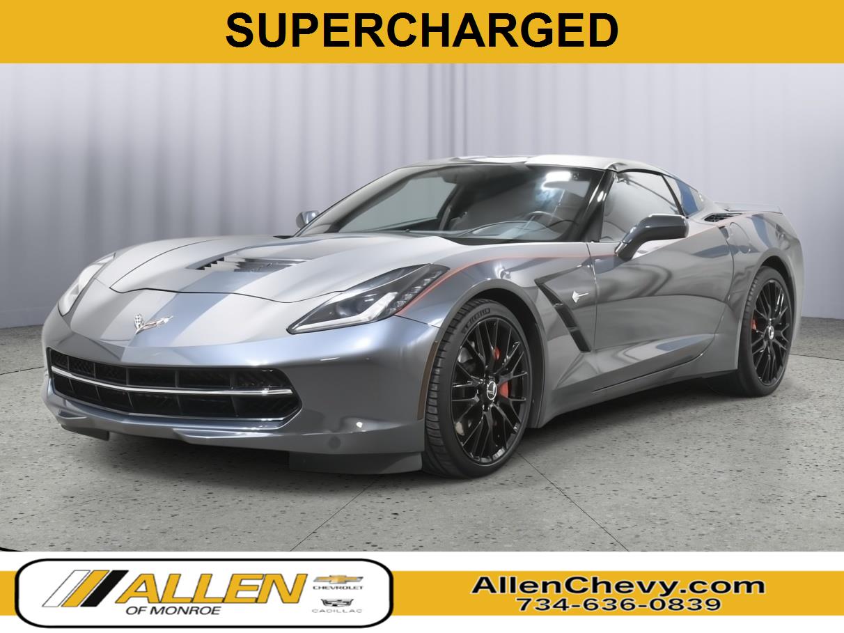 Cyber Gray Metallic 2014 Chevrolet Corvette Stingray Z51 3LT Coupe RWD Coupe Rear-Wheel Drive 6-Speed Automatic