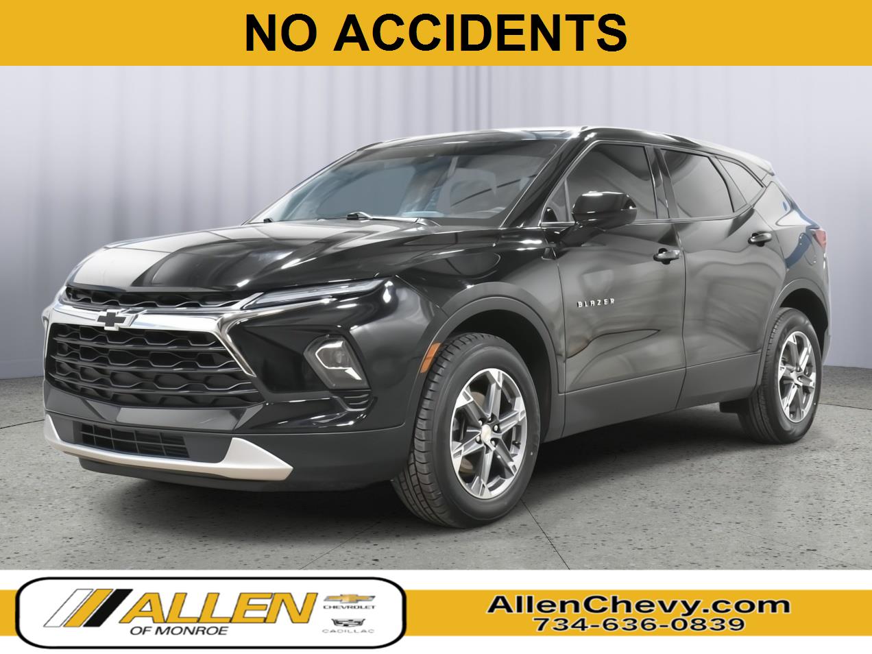 Black 2023 Chevrolet Blazer 2LT FWD SUV / Crossover Front-Wheel Drive 9-Speed Automatic