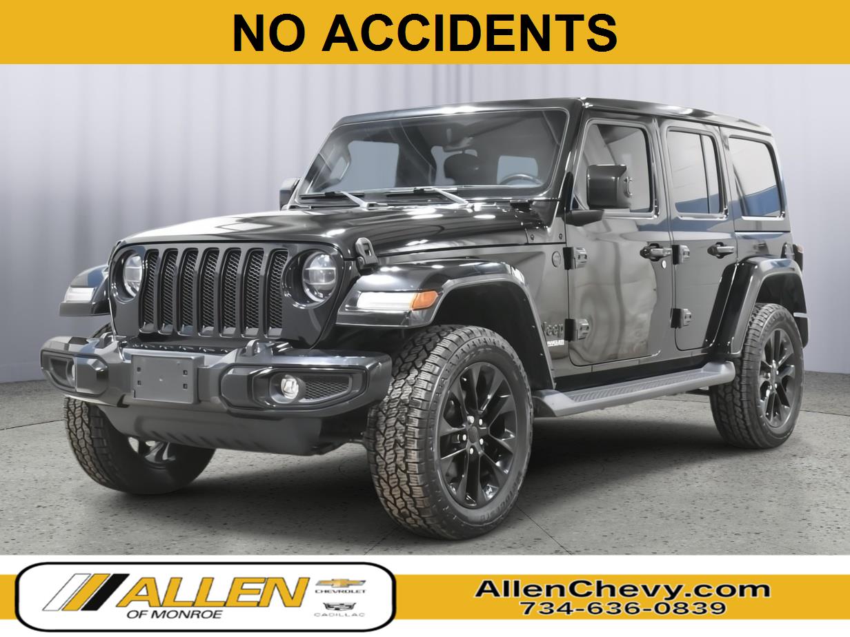 Black 2021 Jeep Wrangler Unlimited High Altitude 4WD SUV / Crossover Four-Wheel Drive 8-Speed Automatic