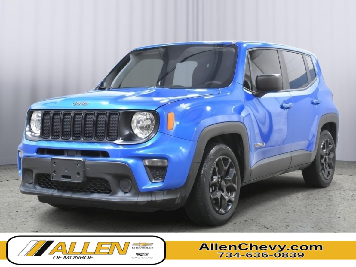 Brilliant Blue Metallic Clear Coat 2020 Jeep Renegade Jeepster FWD SUV / Crossover Front-Wheel Drive 9-Speed Automatic