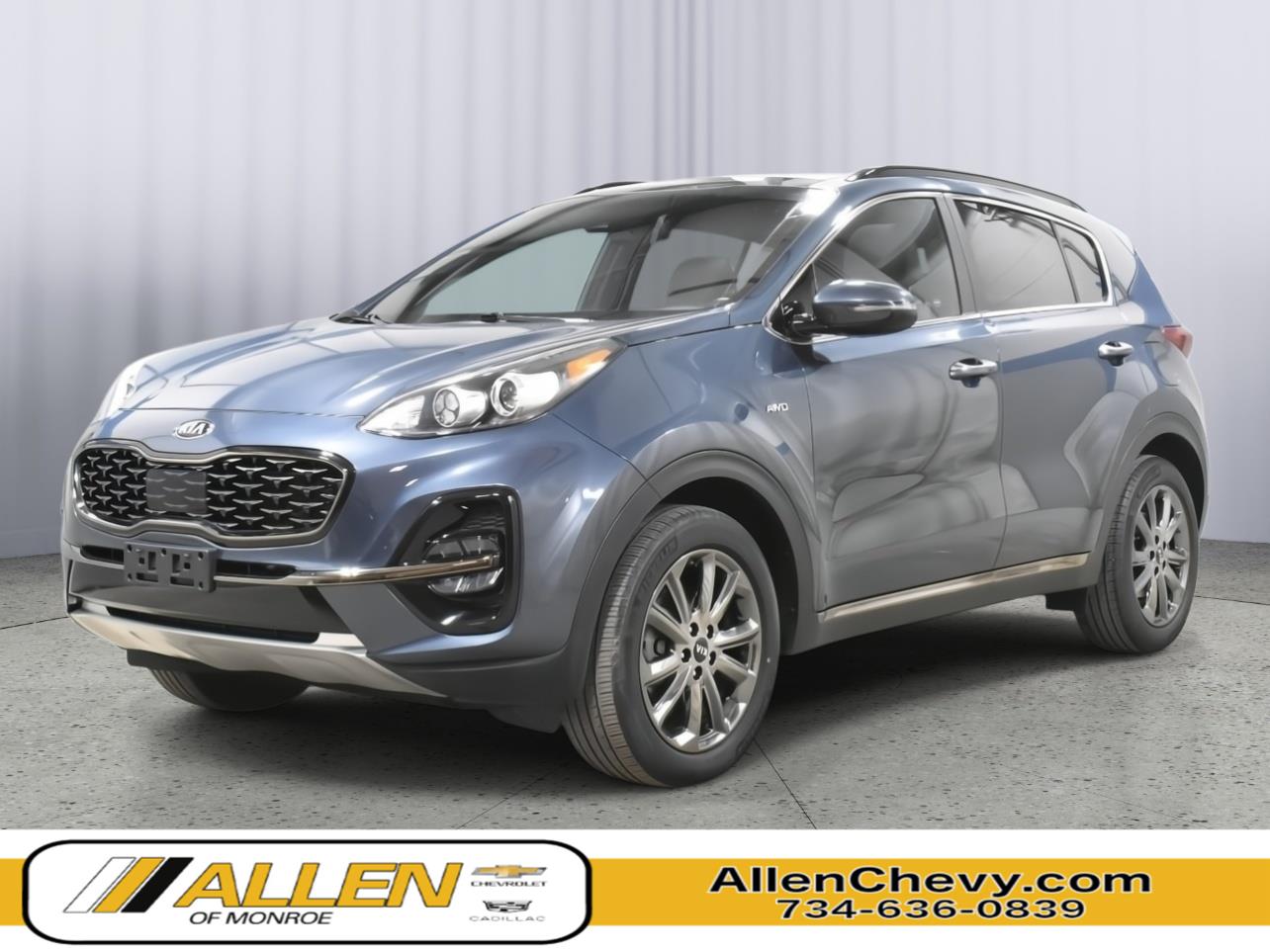 Pacific Blue 2020 Kia Sportage S AWD SUV / Crossover All-Wheel Drive Automatic