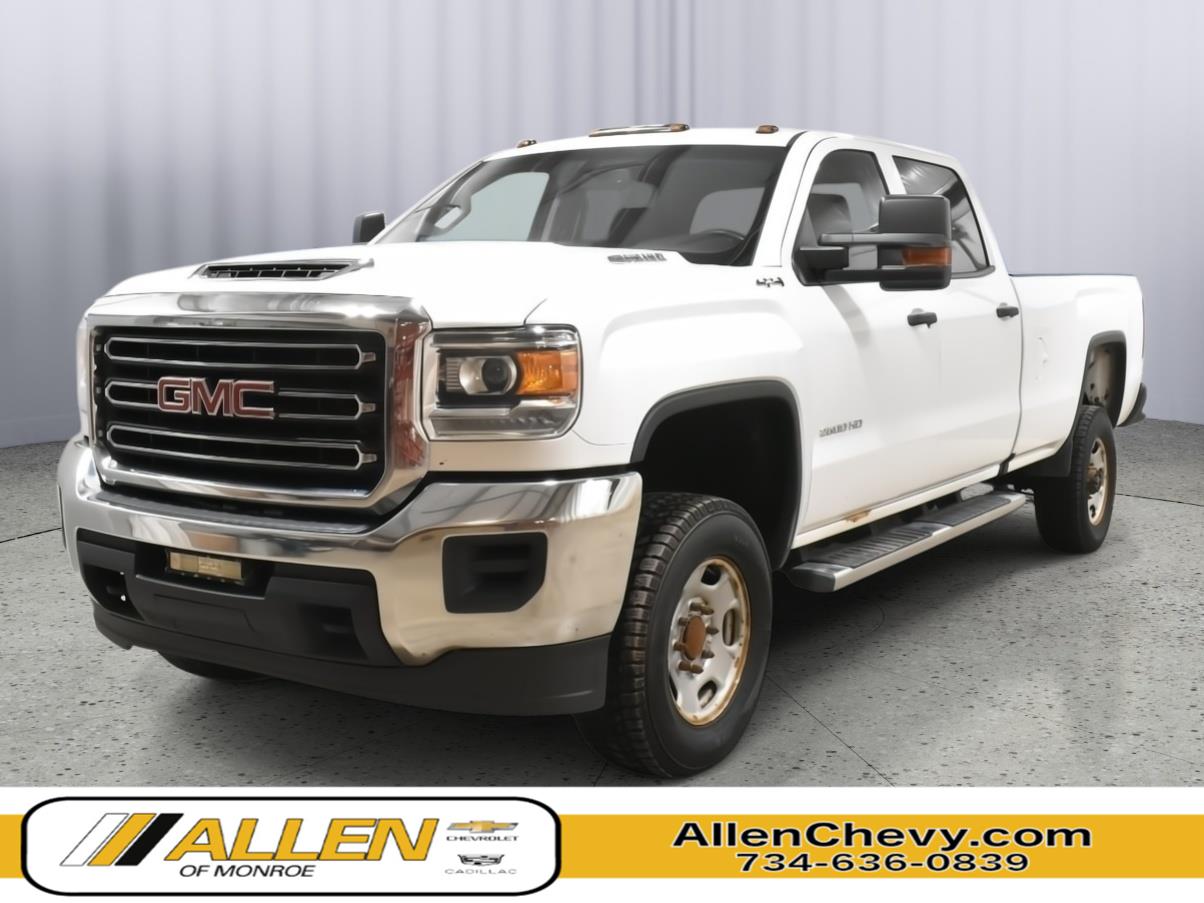 Summit White 2019 GMC Sierra 2500HD Base Crew Cab 4WD Pickup Truck Four-Wheel Drive 6-Speed Automatic