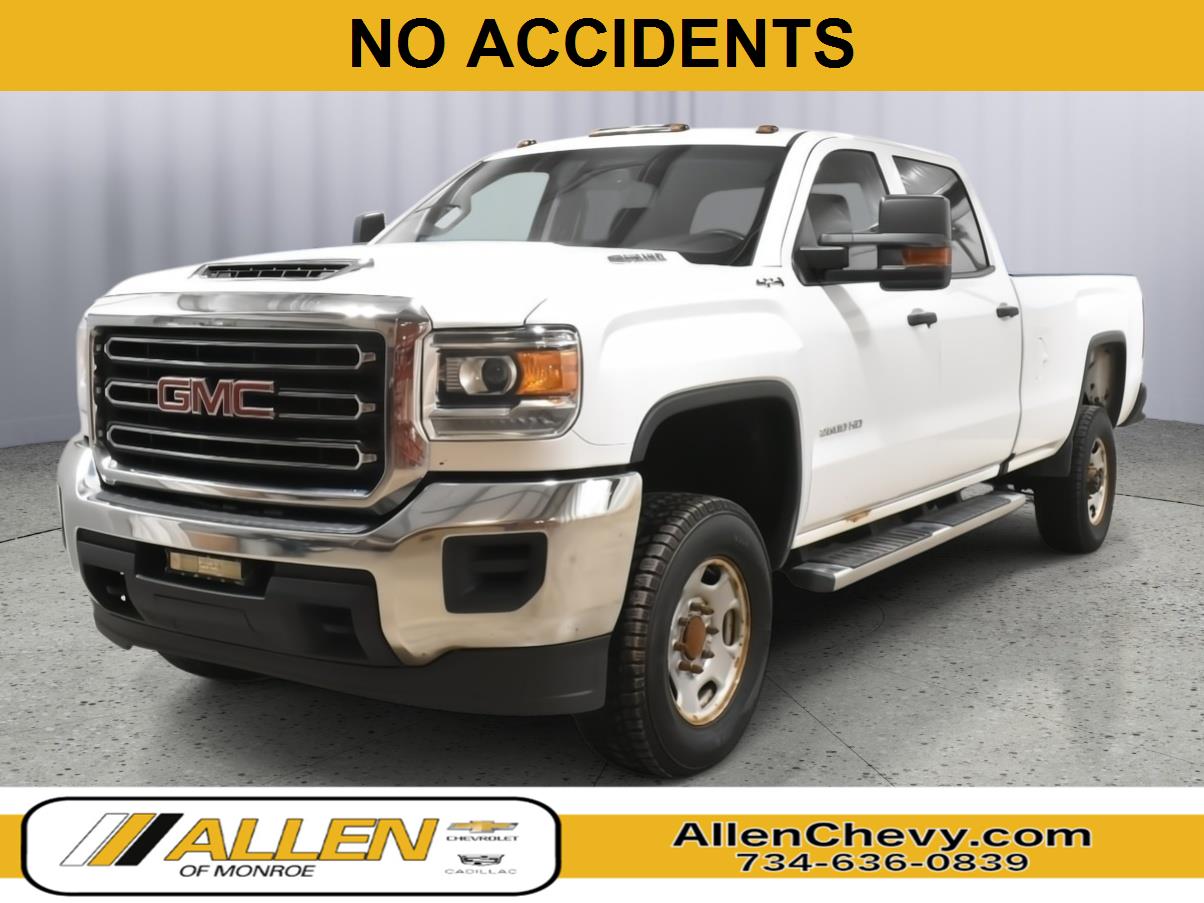 Summit White 2019 GMC Sierra 2500HD Base Crew Cab 4WD Pickup Truck Four-Wheel Drive 6-Speed Automatic