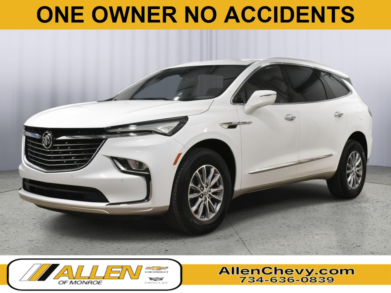 Summit White 2023 Buick Enclave Essence FWD SUV / Crossover Front-Wheel Drive 9-Speed Automatic