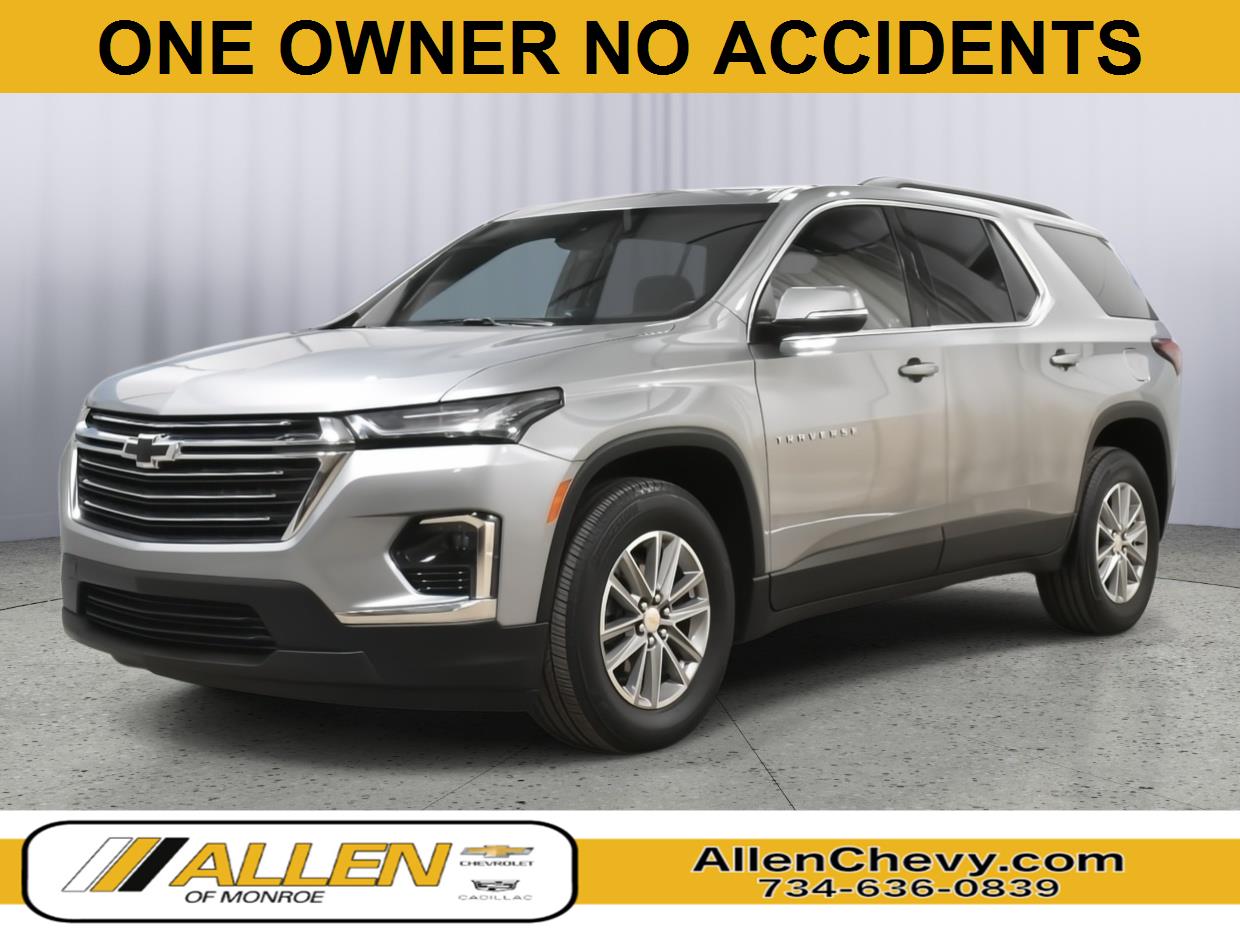 Silver Sage Metallic 2023 Chevrolet Traverse LT Cloth FWD SUV / Crossover Front-Wheel Drive 9-Speed Automatic